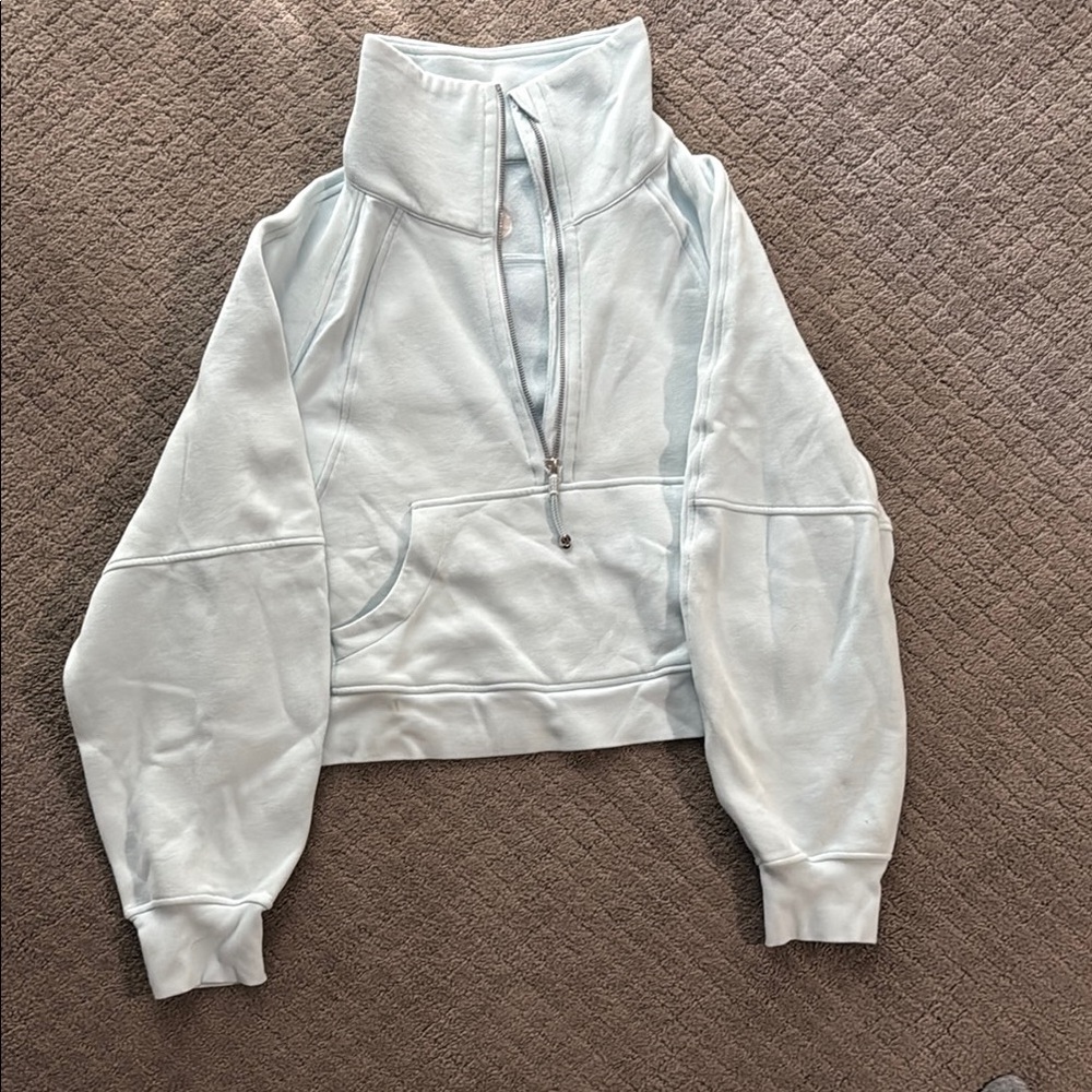 Women's Light Blue Pullover Top